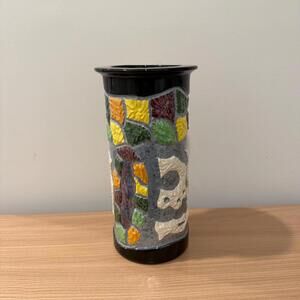Art Vase Pottery Vase  9.5" Bon Gabbe 1998, Signed